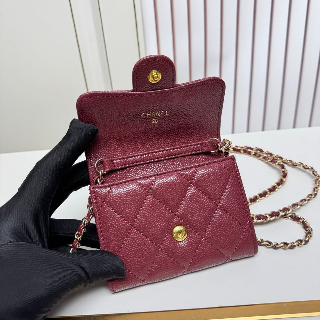 PRE ORDER MINI CROSS BODY BURGUNDY BAG