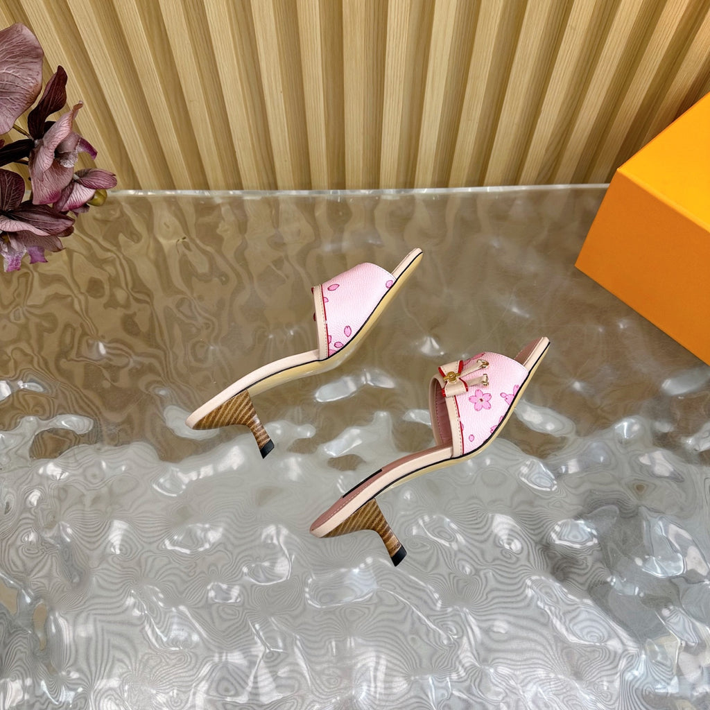 Blossom Pink Floral Mules – Pre-Order