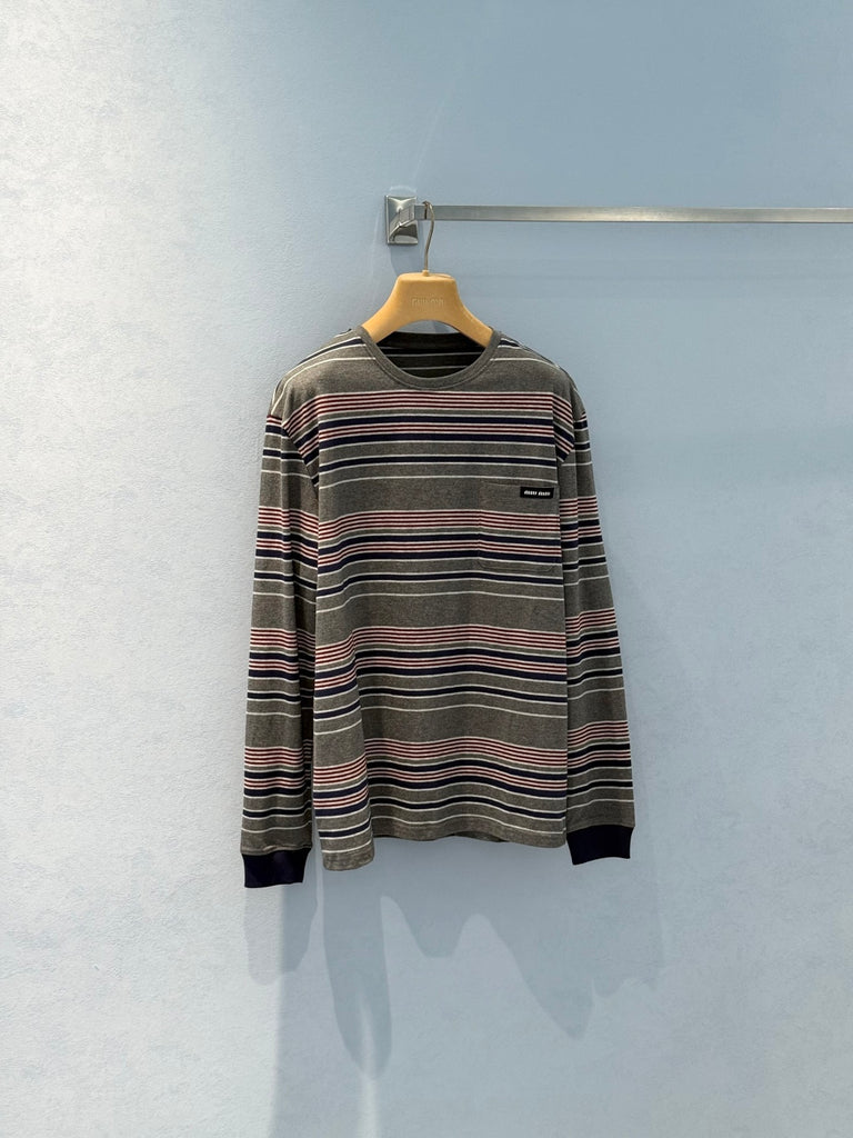 PRE-ORDER LONG SLEEVE STRIPED TOP