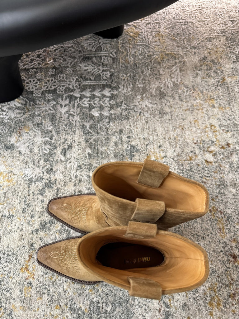 PRE-ORDER TAN COWBOY BOOTS