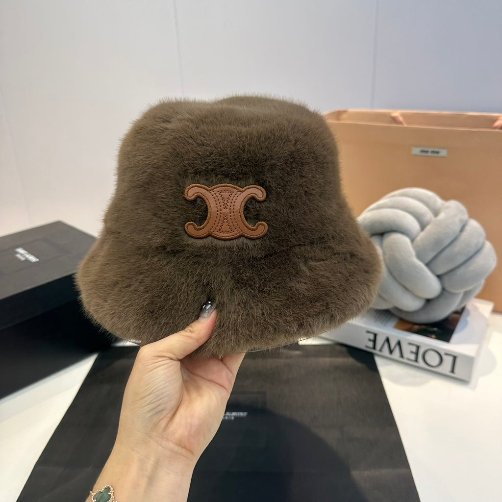 PRE-ORDER FLUFFY BROWN HAT