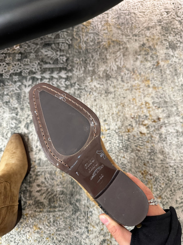 PRE-ORDER TAN COWBOY BOOTS