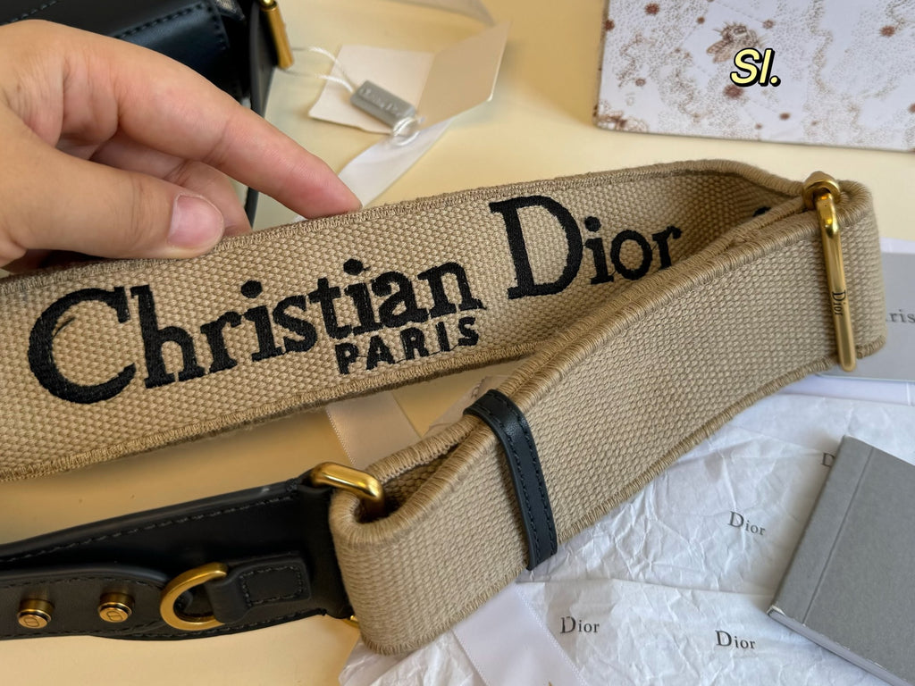 Pre-Order | Monogram Canvas Shoulder Bag with Wide Strap