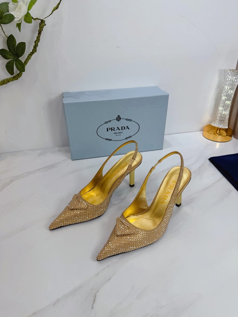 PRE-ORDER SPARKLE GOLD HEELS