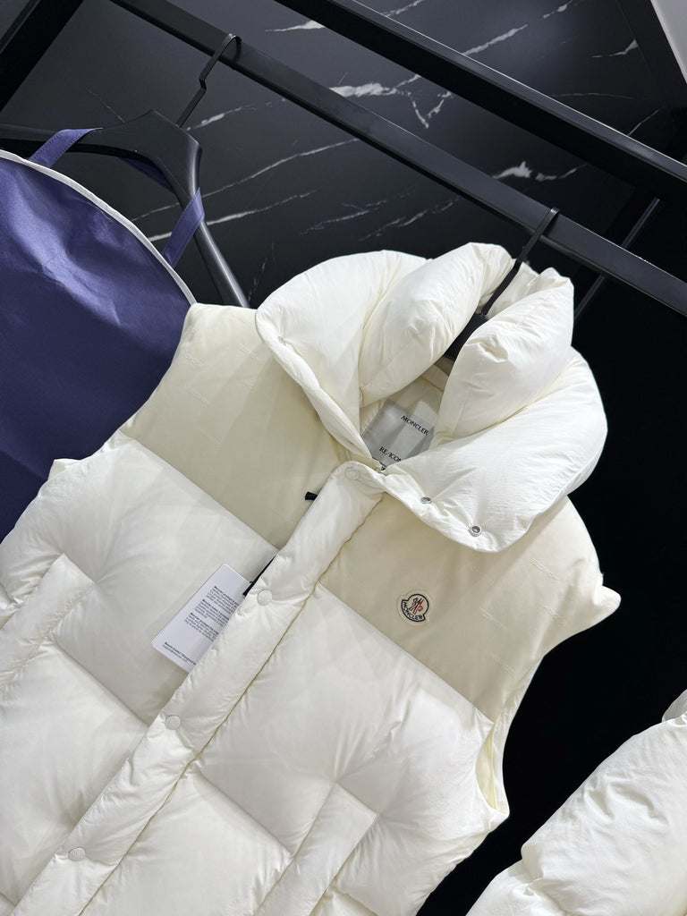 PRE-ORDER WHITE PADDED COMBO COAT/ GILET