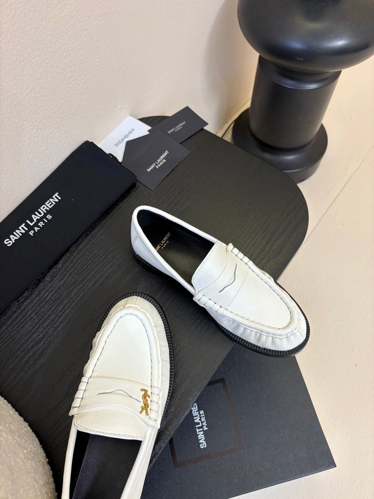 PRE-ORDER WHITE LOAFERS