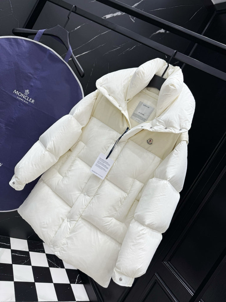 PRE-ORDER WHITE PADDED COMBO COAT/ GILET