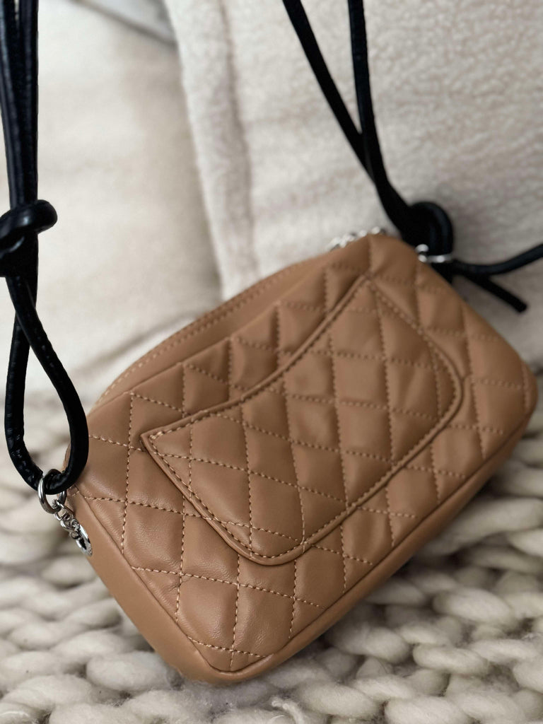 Tan and Black Mini Bag