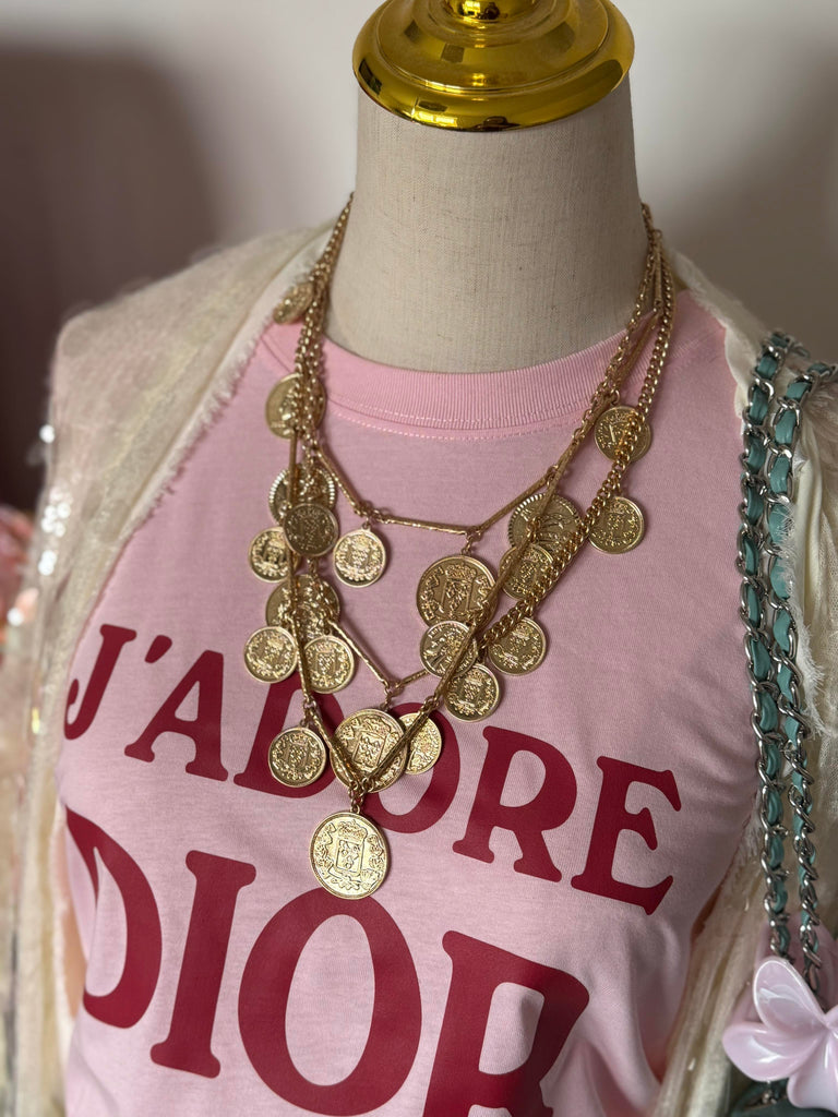 Multi-Layer Coin Necklace Trio