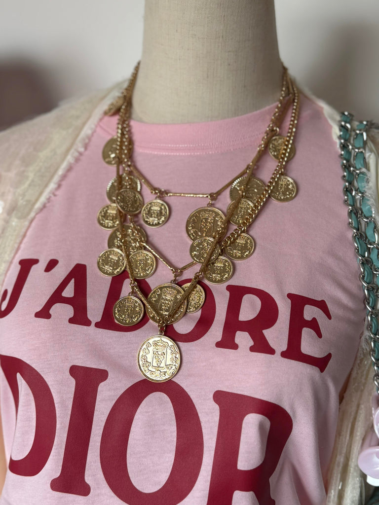 Multi-Layer Coin Necklace Trio