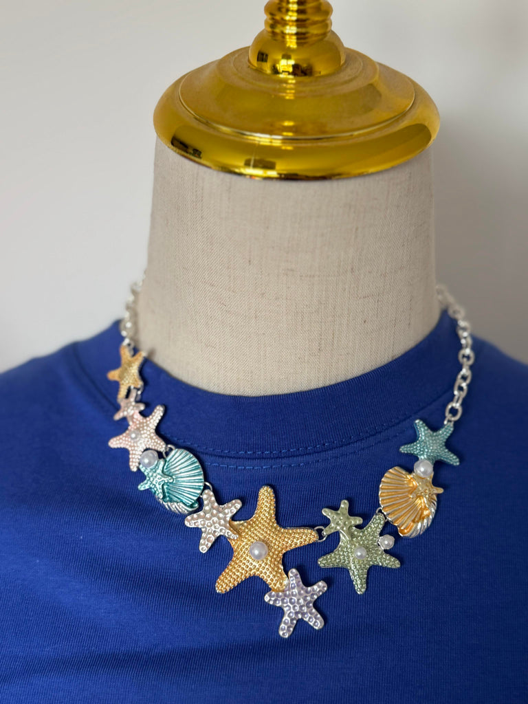 Starfish Rainbow Necklace