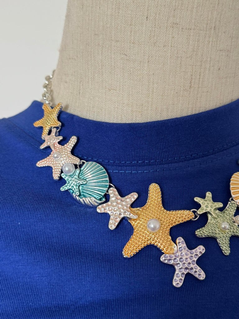 Starfish Rainbow Necklace