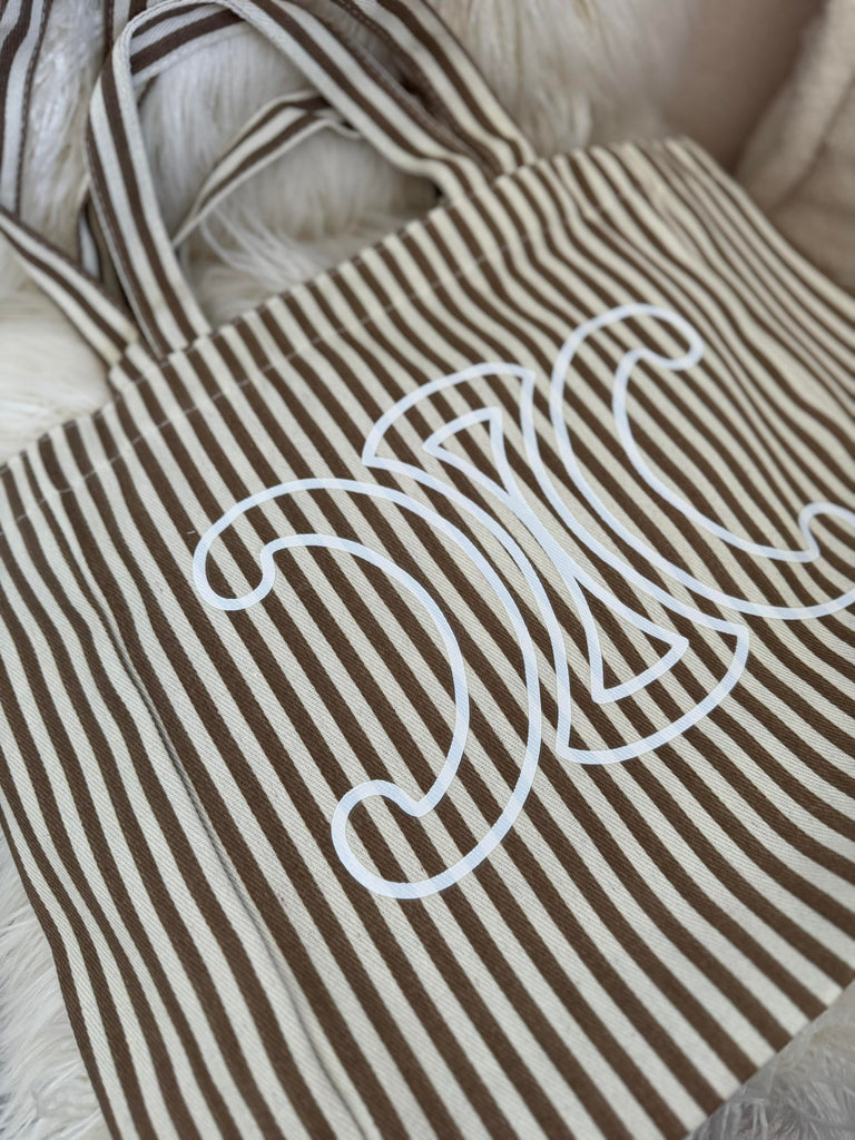 Striped Beach Bag