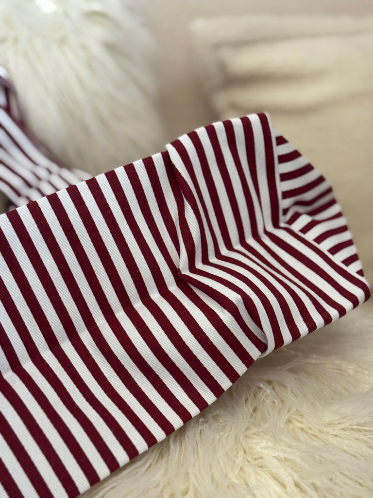 Striped Beach Bag