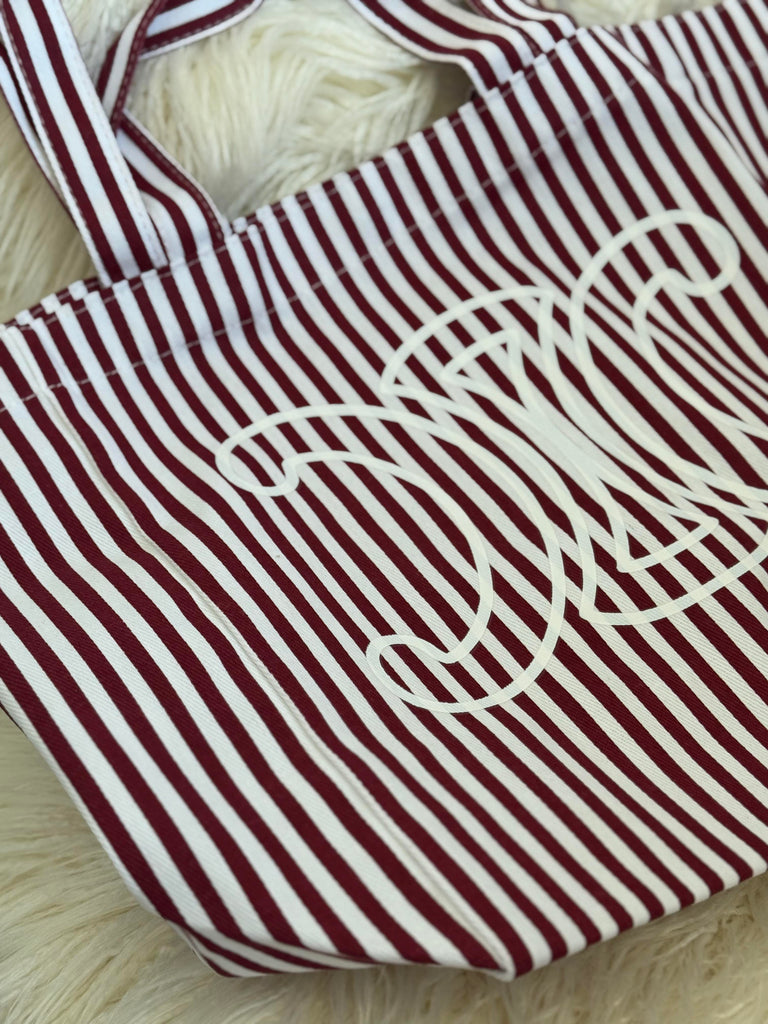 Striped Beach Bag