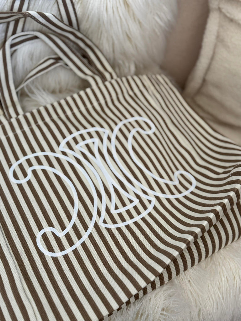 Striped Beach Bag