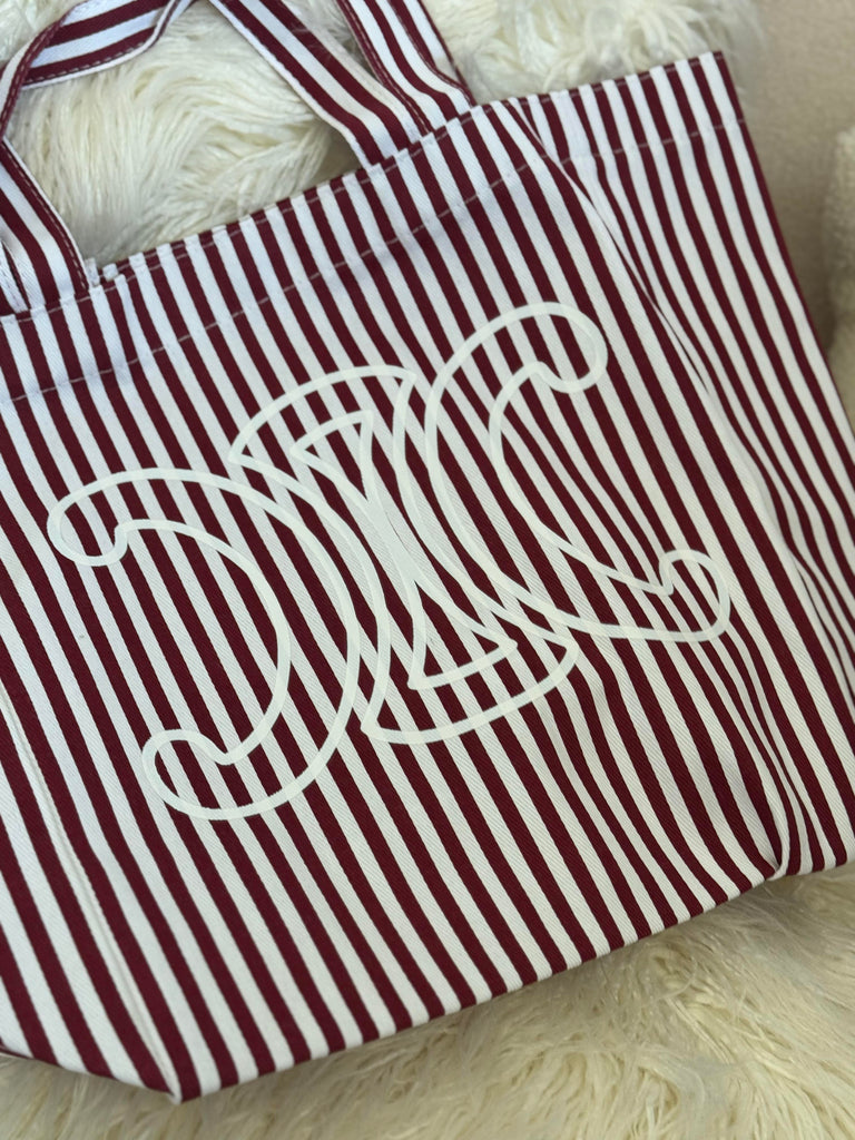 Striped Beach Bag