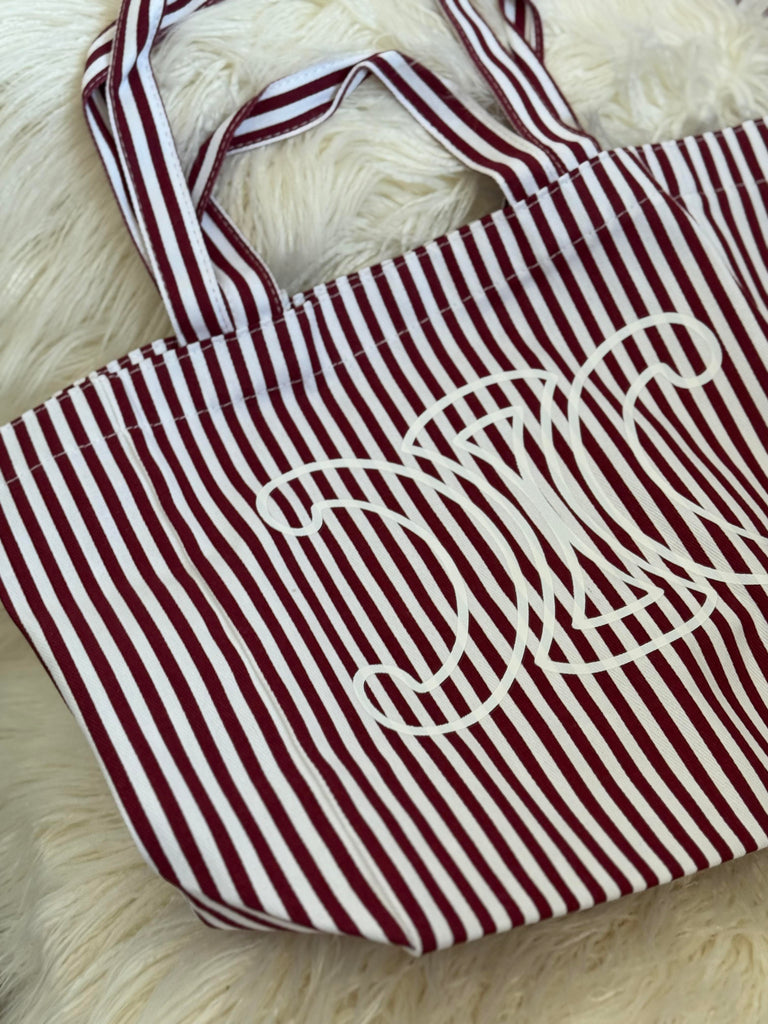 Striped Beach Bag