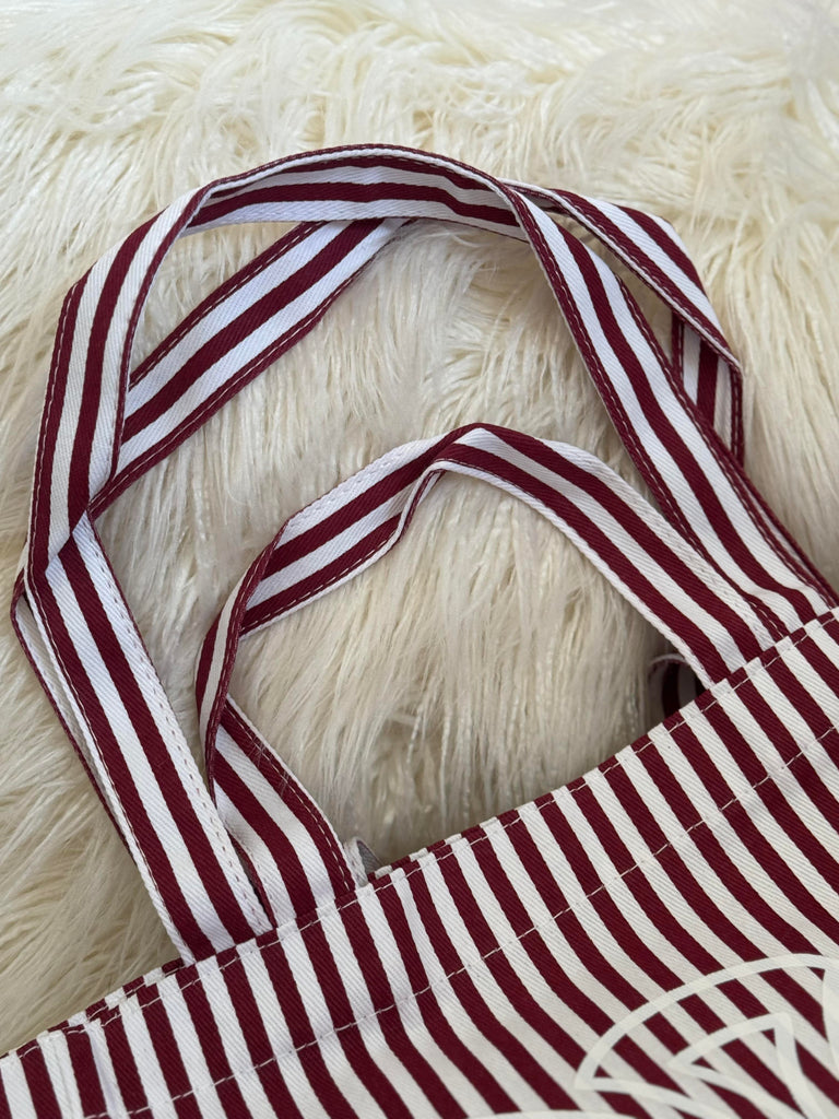 Striped Beach Bag
