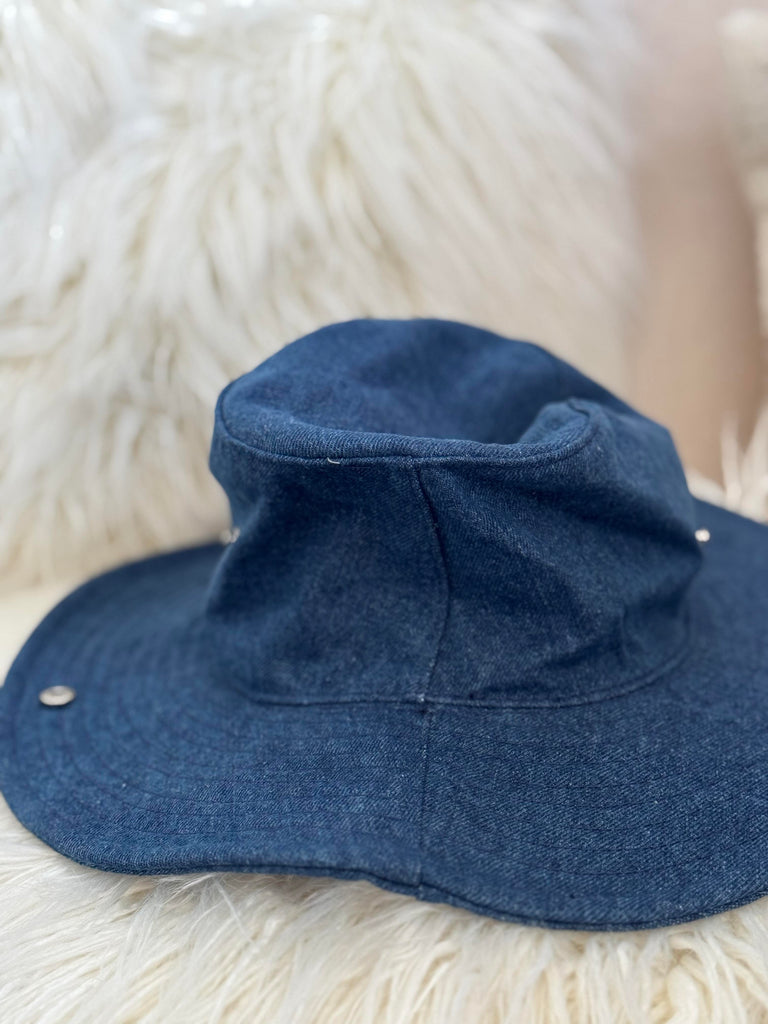 Denim Cowboy Hat