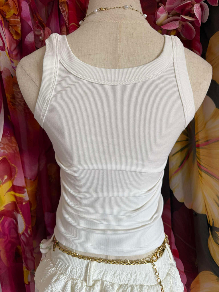 Martini Embellished Vest Top