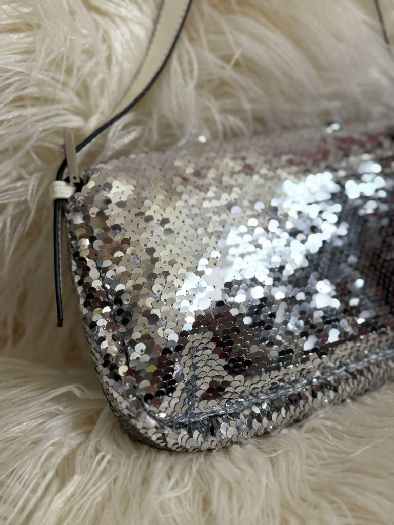 Silver Sequin Bag