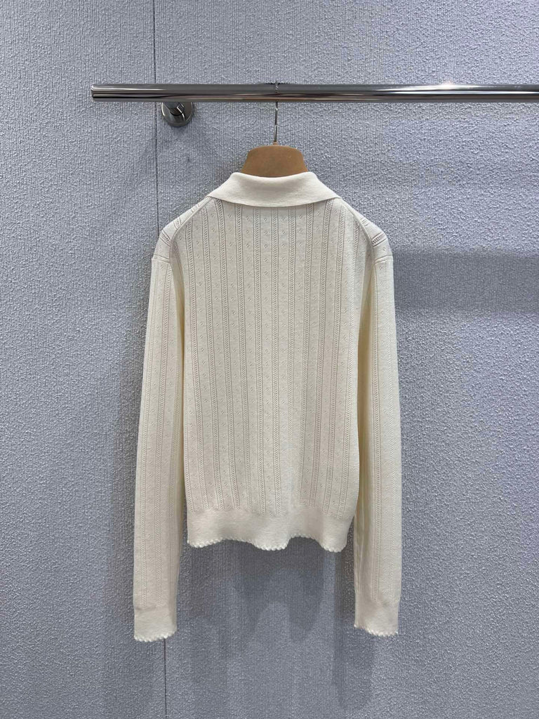 PRE-ORDER COLLAR LONG SLEEVE TOP