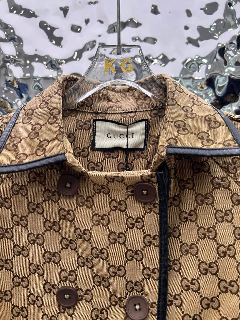 PRE-ORDER PATTERNED TRENCH COAT