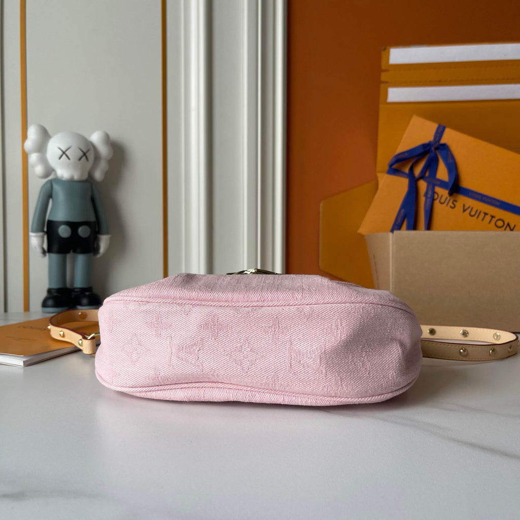 Pre-Order | Soft Canvas Shoulder Bag – Pink