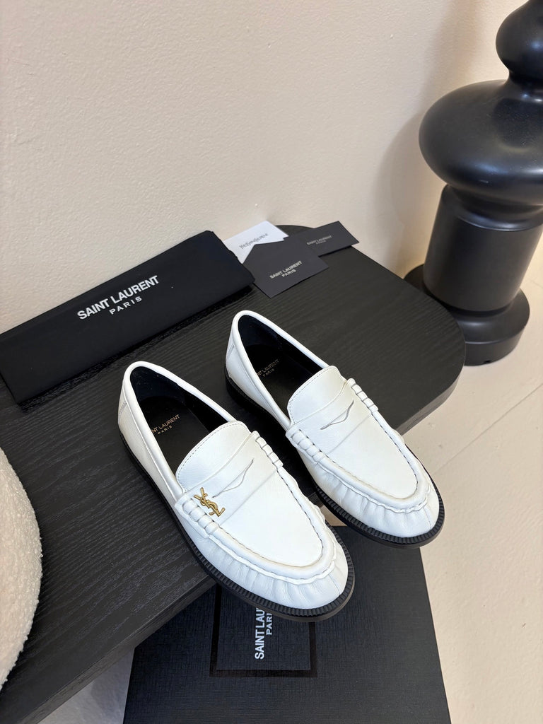 PRE-ORDER WHITE LOAFERS