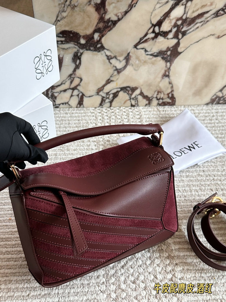 PRE-ORDER | Burgundy Lacey Bag