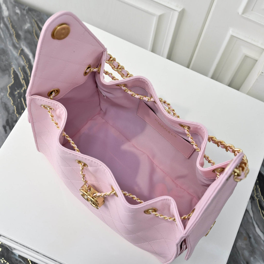 Pre-Order | Pink Pyramid Bag with Chain Strap