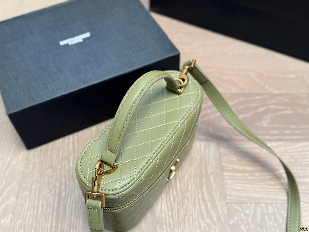 PRE-ORDER MINI KHAKI VANITY BAG