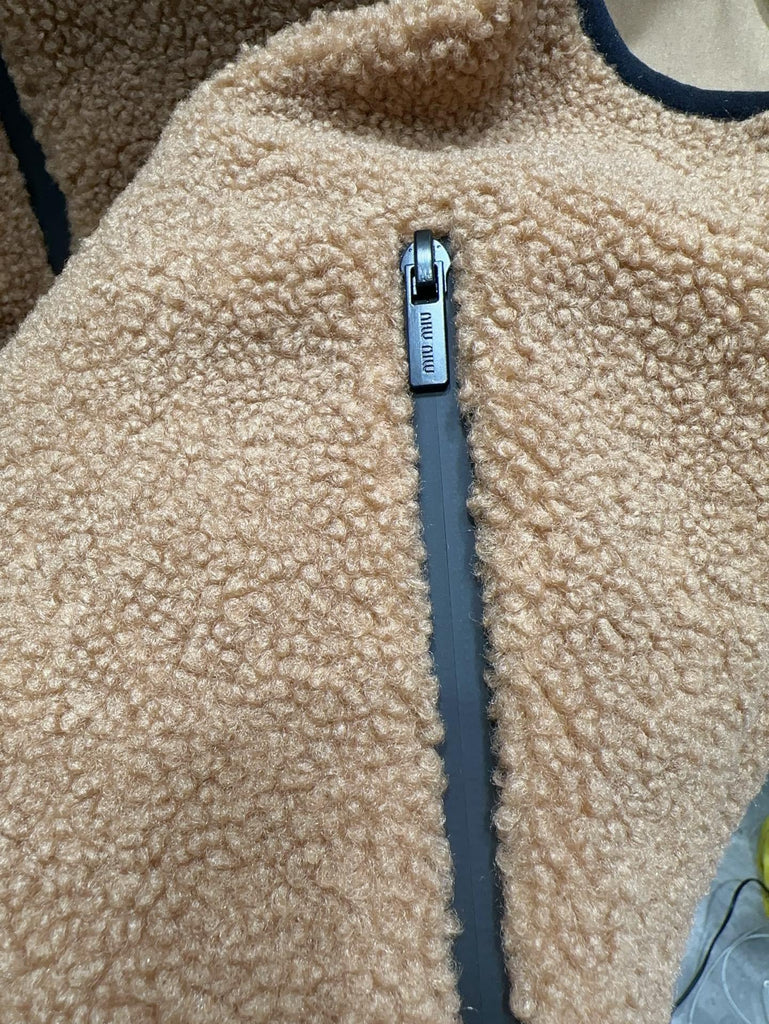 PRE ORDER Camel Fleece Zip Vest