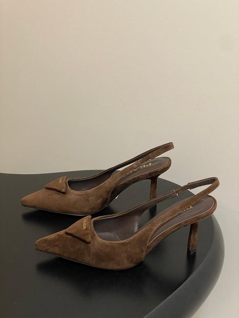 PRE-ORDER BROWN FAUX SUEDE SHOES