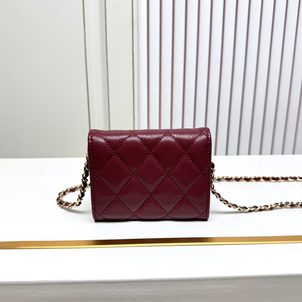 PRE ORDER MINI CROSS BODY BURGUNDY BAG