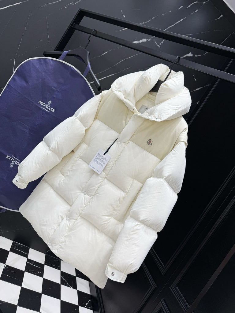 PRE-ORDER WHITE PADDED COMBO COAT/ GILET