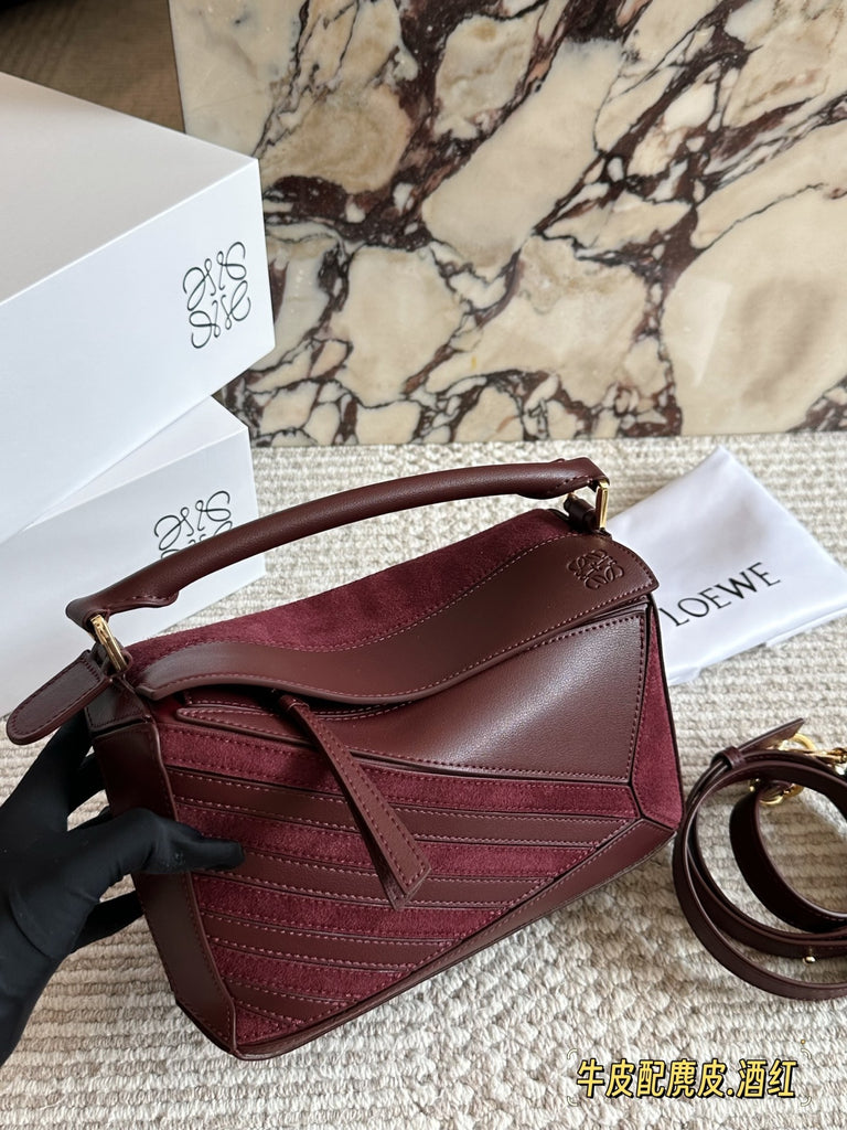 PRE-ORDER | Burgundy Lacey Bag