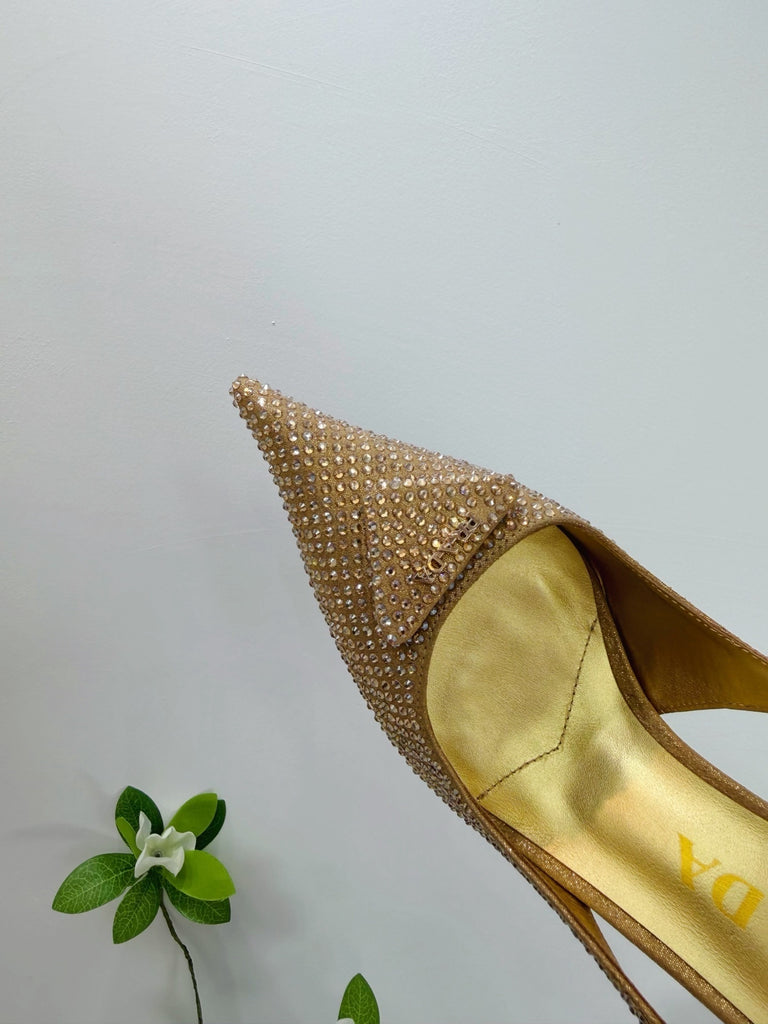 PRE-ORDER SPARKLE GOLD HEELS