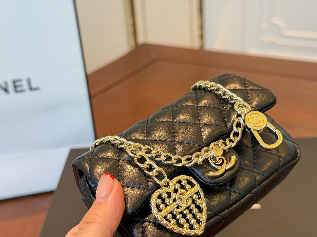 PRE ORDER Black Mini Bag with Charms