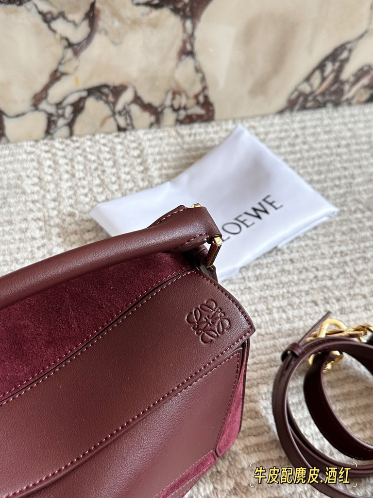 PRE-ORDER | Burgundy Lacey Bag