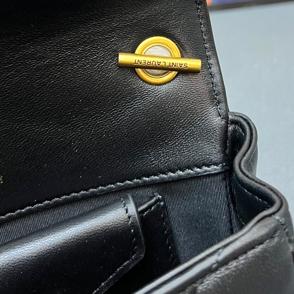 Black Quilted Mini Chain Shoulder Bag – Pre-Order