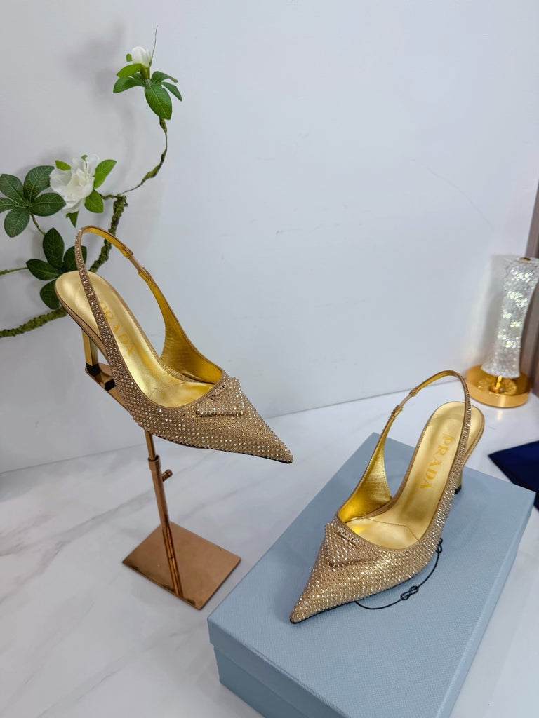 PRE-ORDER SPARKLE GOLD HEELS