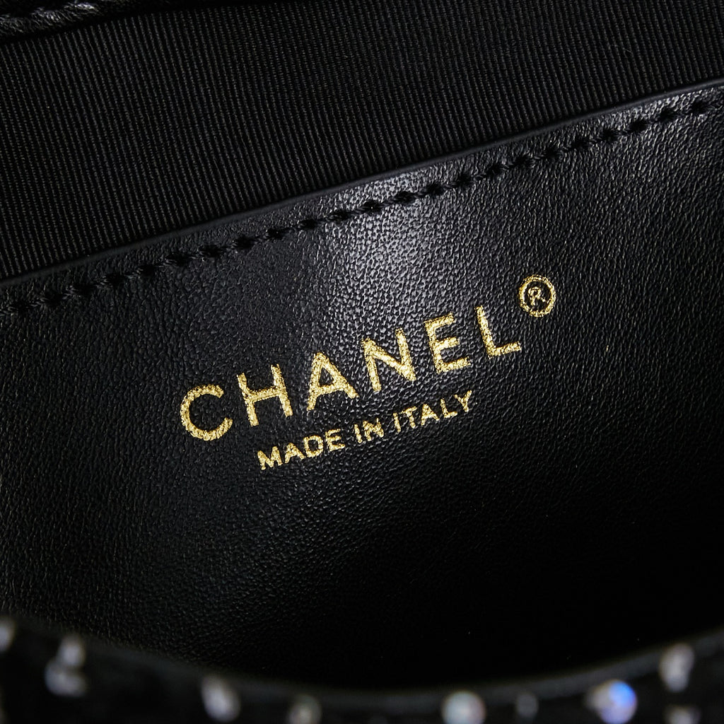 Black Tweed Chain Shoulder Bag – Pre-Order