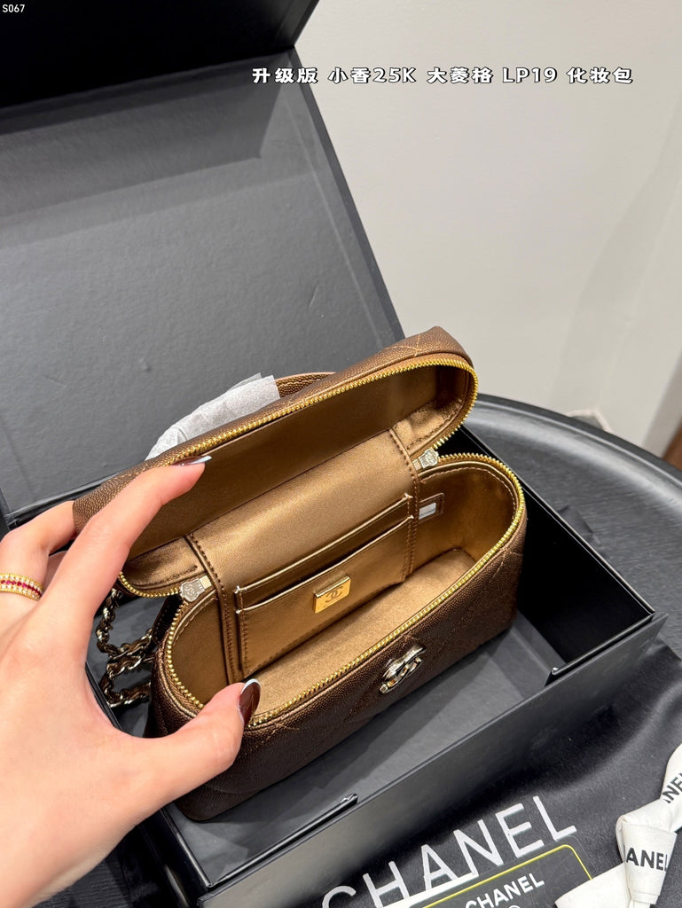 PRE-ORDER MINI BROWN METALLIC BAG