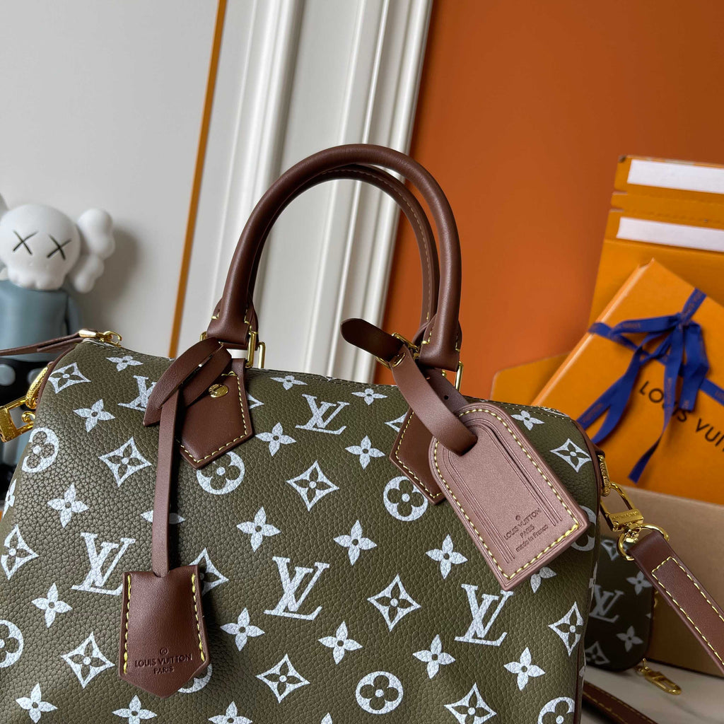 Olive Green Satchel Bag with Mini Pouch – Pre-Order