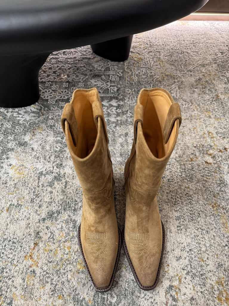 PRE-ORDER TAN COWBOY BOOTS