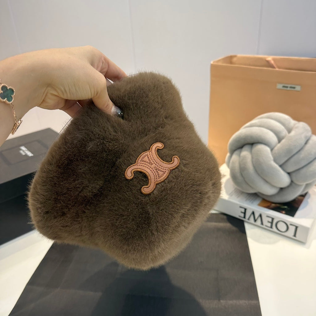 PRE-ORDER FLUFFY BROWN HAT