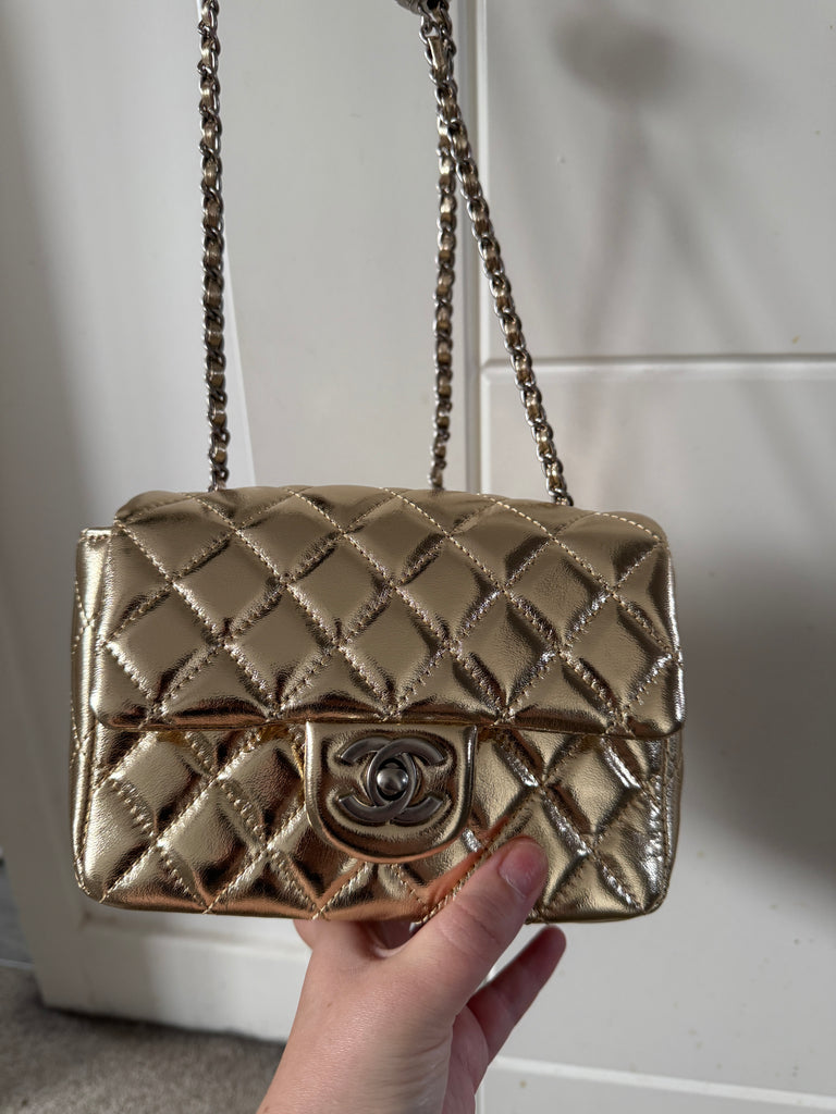 Gold Metallic Bag