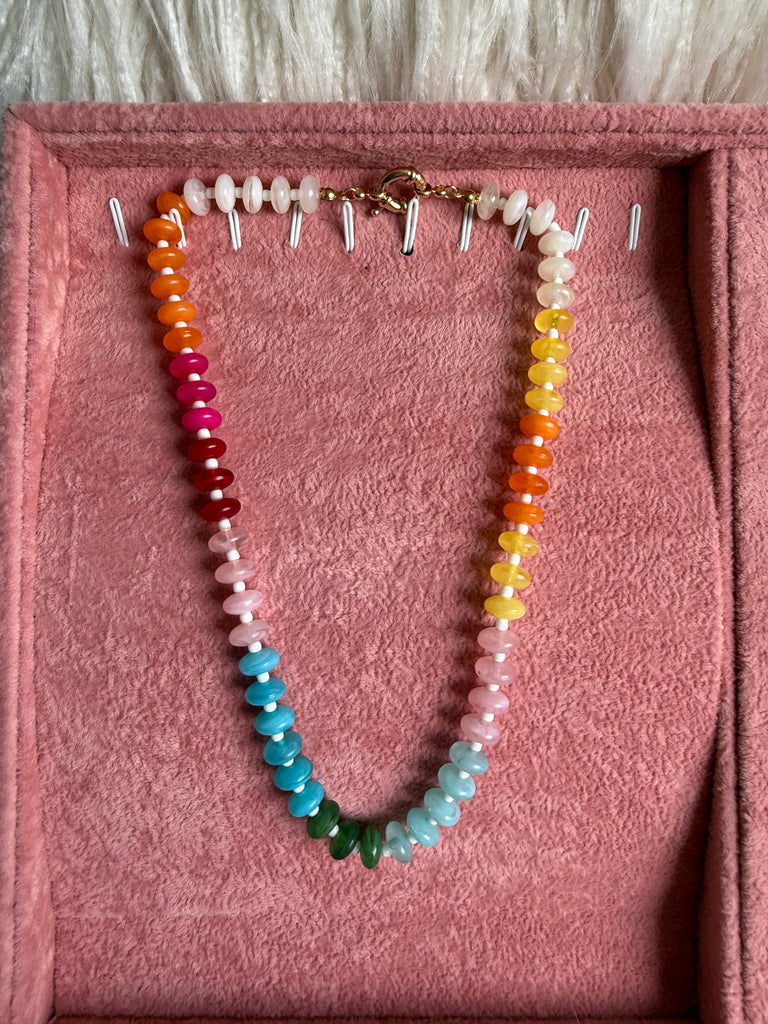 Multi-Colour Beaded Necklace